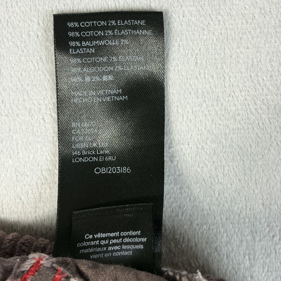 BDG Urban Outfitters Women's Corduroy Pants High Rise Baggy Brown Size 30. - Picture 4 of 9